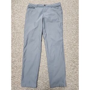 7 Diamonds Infinity Pants Mens 36x32 Gray Slim Fit 7 Pocket Stretch Performance